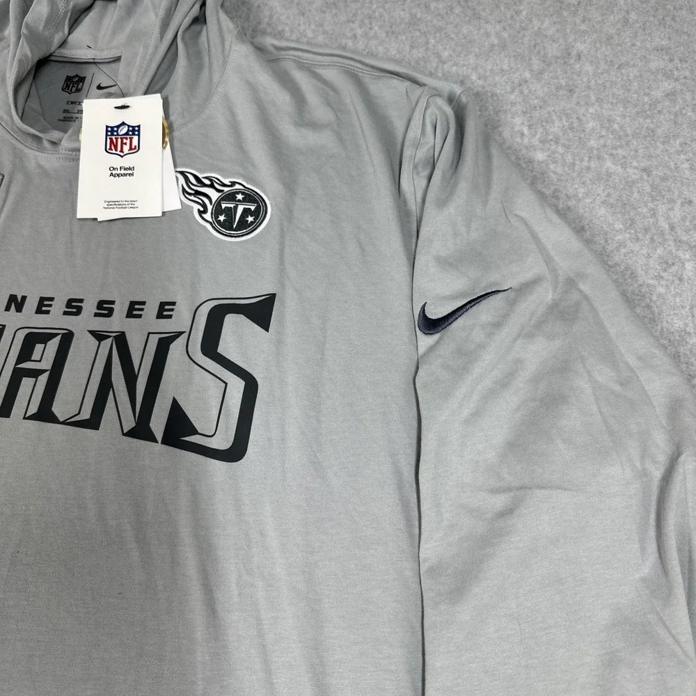 Tennessee Titans 2024 Nike Salute To Service Long Sleeve‎ Hoodie Men's 3XL Gray